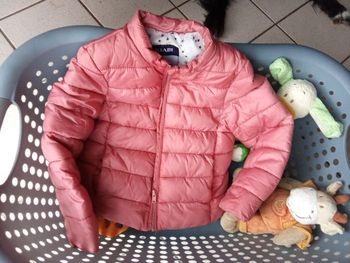 Veste, doudoune mi saison fille rose perle Kiabi 3 ans
