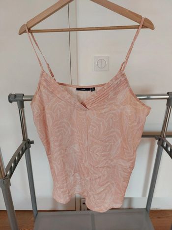 Débardeur rose à motif