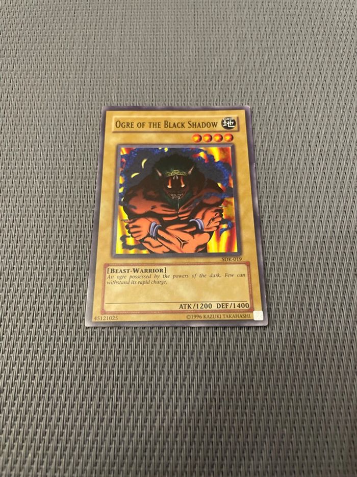 carte Yu-Gi-Oh Ogre oh the Black Shadow SDK-019