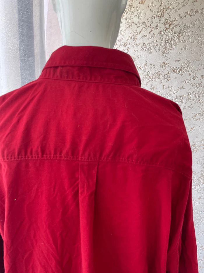 Chemise manches courtes rouge - photo numéro 4
