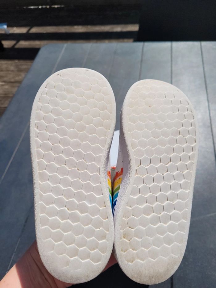 Adidas advantage arc en ciel taille 27 - photo numéro 4