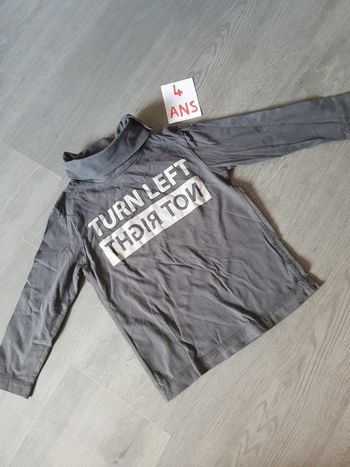 Sous pull 4ans garçon