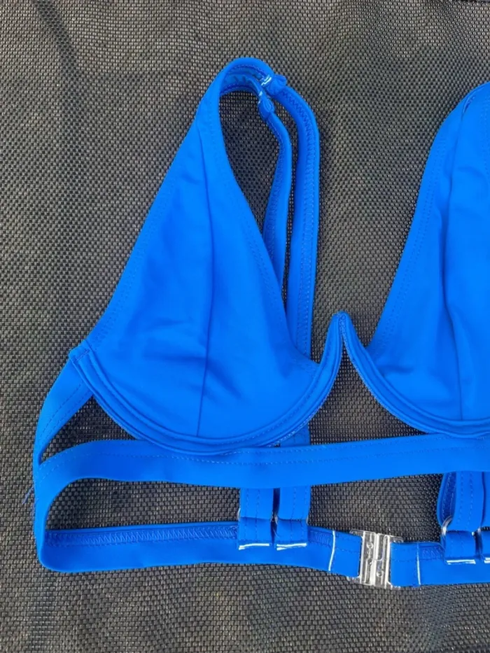 Maillot de bain bleu taille S - photo numéro 2