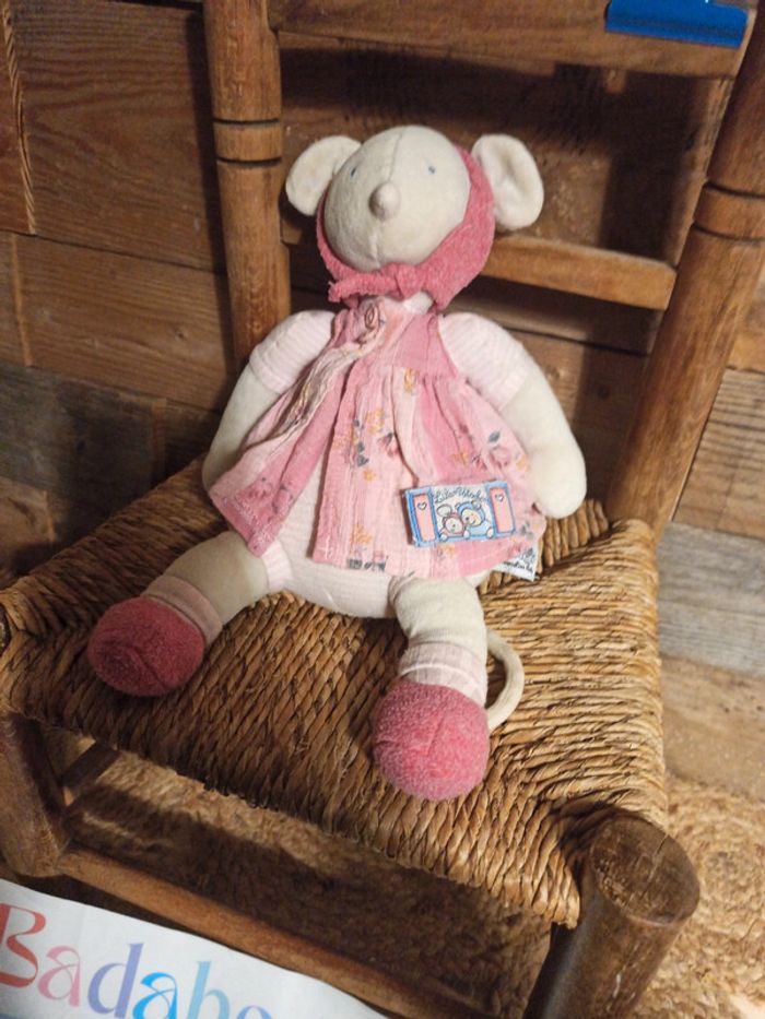 Peluche souris Lila et patachon Moulin roty be - photo numéro 5