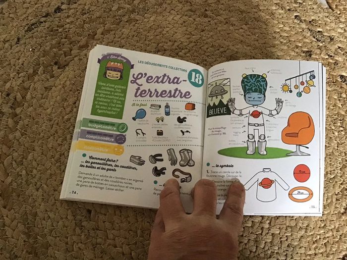 Livre copains déguisements jeux , apprends à créer plus de 20 déguisements - photo numéro 7