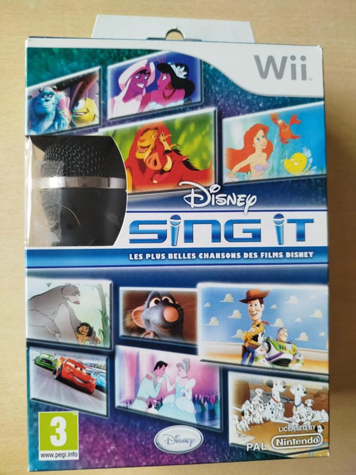 jeu Wii Sing it Disney + micro - photo numéro 2