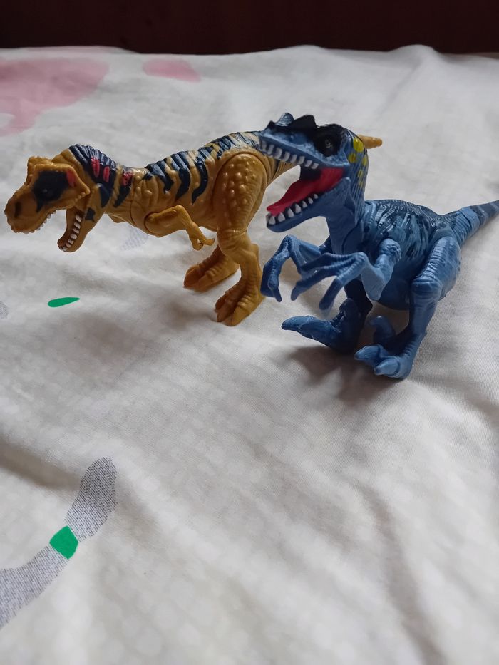 2 dinosaures articulés - photo numéro 2