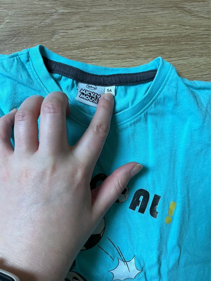 Tee shirt 5 ans Mickey - photo numéro 2