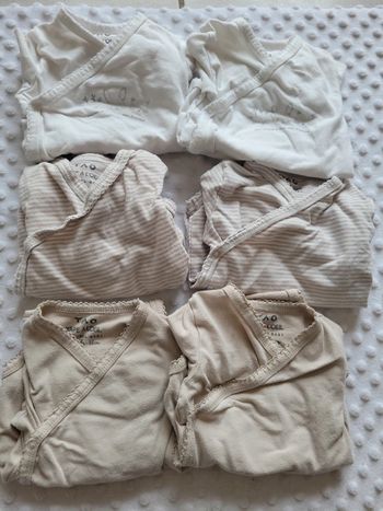 Lot de 6 bodies mixtes bébé manches longues – Tape à l’œil