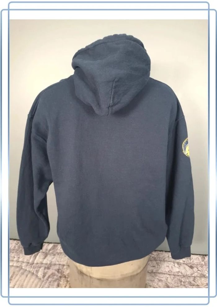 sweat a capuche / Hoodie gildan universitaire - taille L - homme - bleu foncé (319) - photo numéro 6