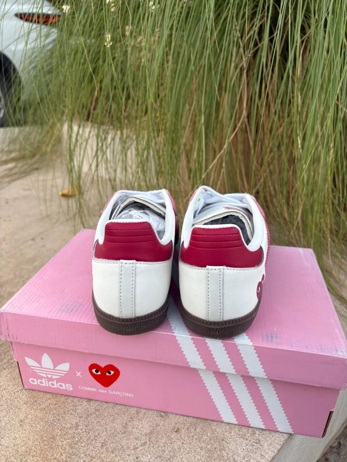 Adidas Samba X Comme Des Garçons Rose Taille 38 - photo numéro 4