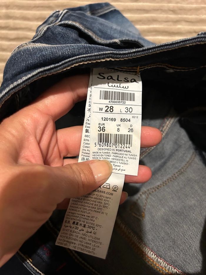 Jean salsa push up wonder w28L30 - photo numéro 4