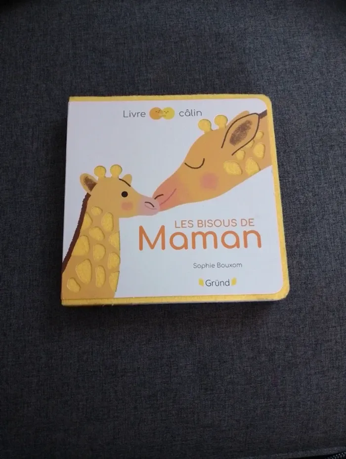 Livre avec feutrine - Les Bisous de Maman