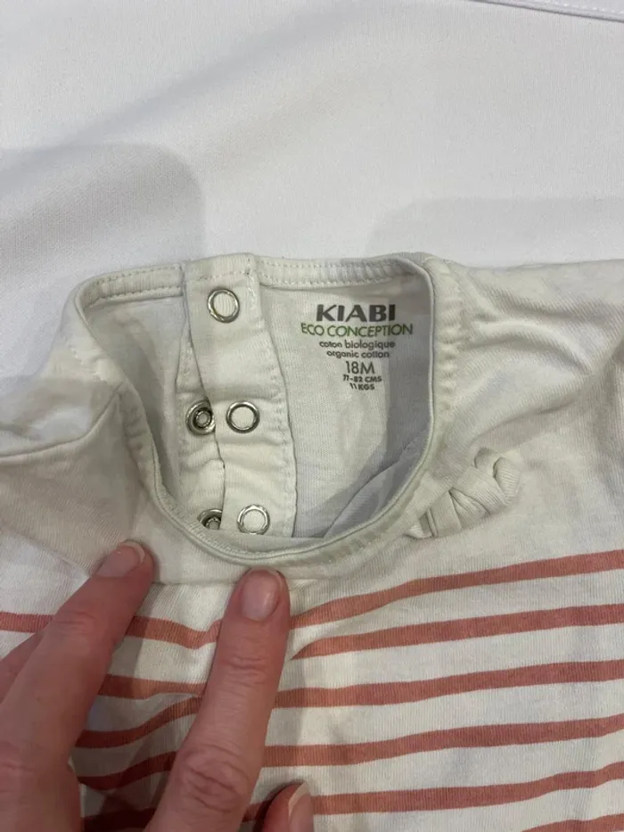 Lot de 2 t-shirts manches longues bébé fille Kiabi – Taille 18 mois / 82 cm - photo numéro 5