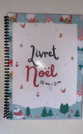 Livret d’activité Noel 18 mois 3 ans