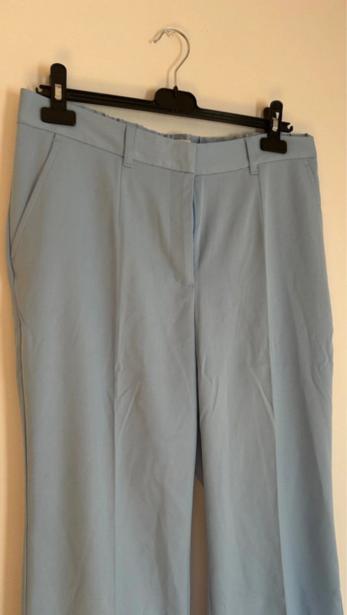 Pantalon droit bleu - photo numéro 2
