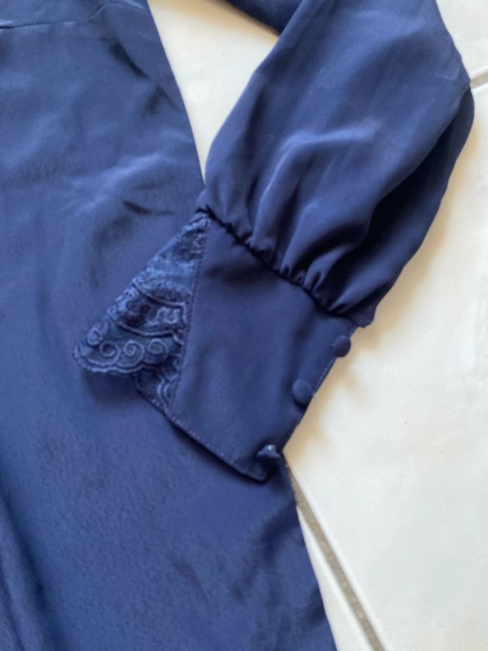 Blouse, Naf-Naf, bleu marine, taille 36 - photo numéro 2