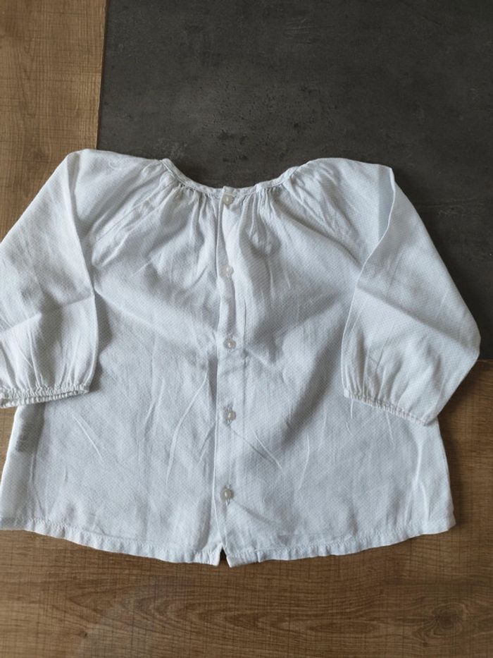 Lot blouse + tee shirt Bout'chou 12 mois - photo numéro 5