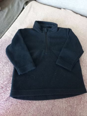 Ensemble pull et gilet polaire bébé