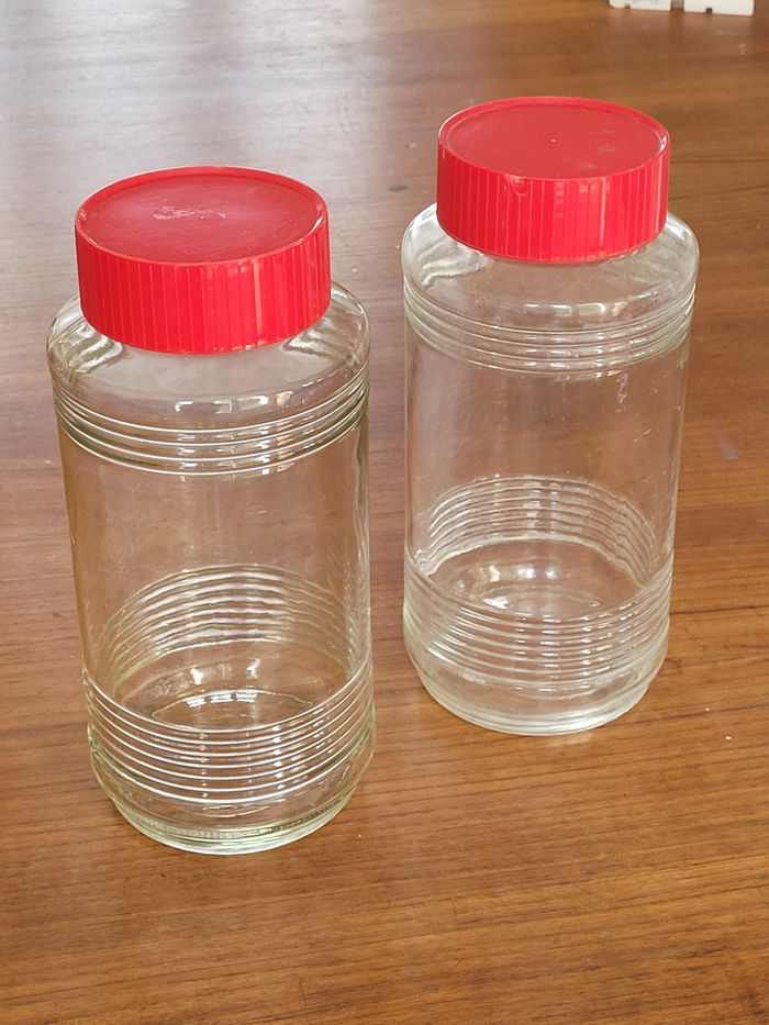 2 grands bocaux - vintage