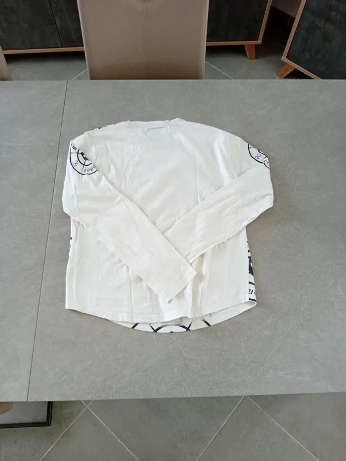 Maillot Manche Longue Blanca Motif abeille taille 16 ans - photo numéro 3