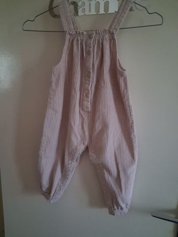 Salopette kiabi 18 mois rose pale