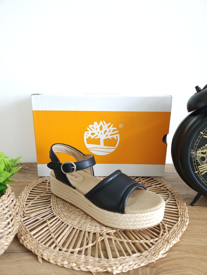 Espadrilles Sandales à bride arrière Noir Timberland Pointure 41