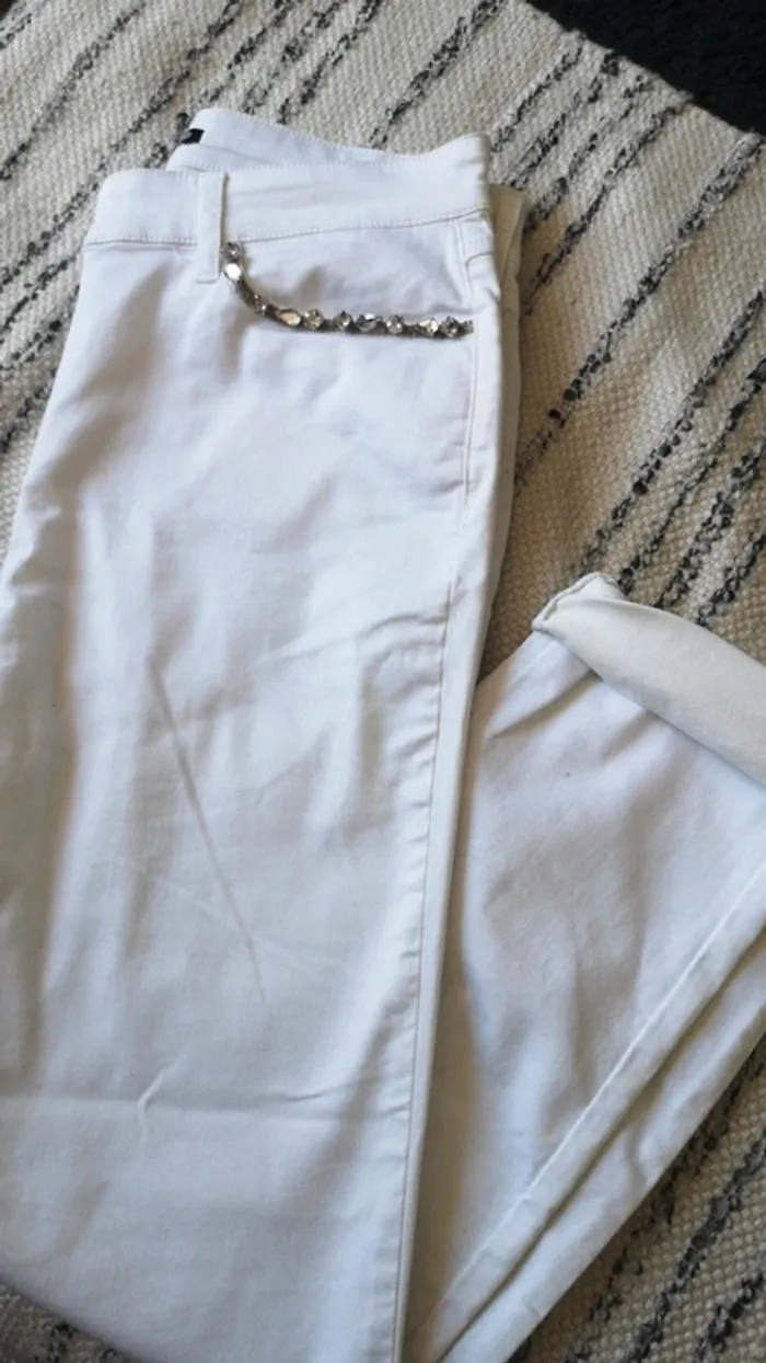 Pantalon blanc breal - photo numéro 2