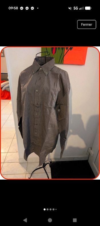 Chemise à rayures - Authentic Clothing Co. - Taille L comme neuve