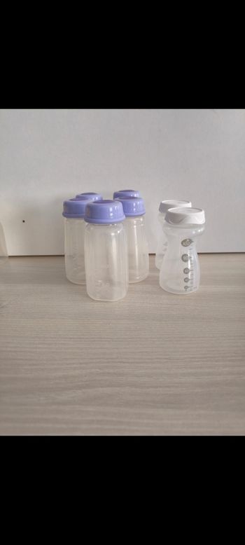 Lot de pot conservation lait maternel