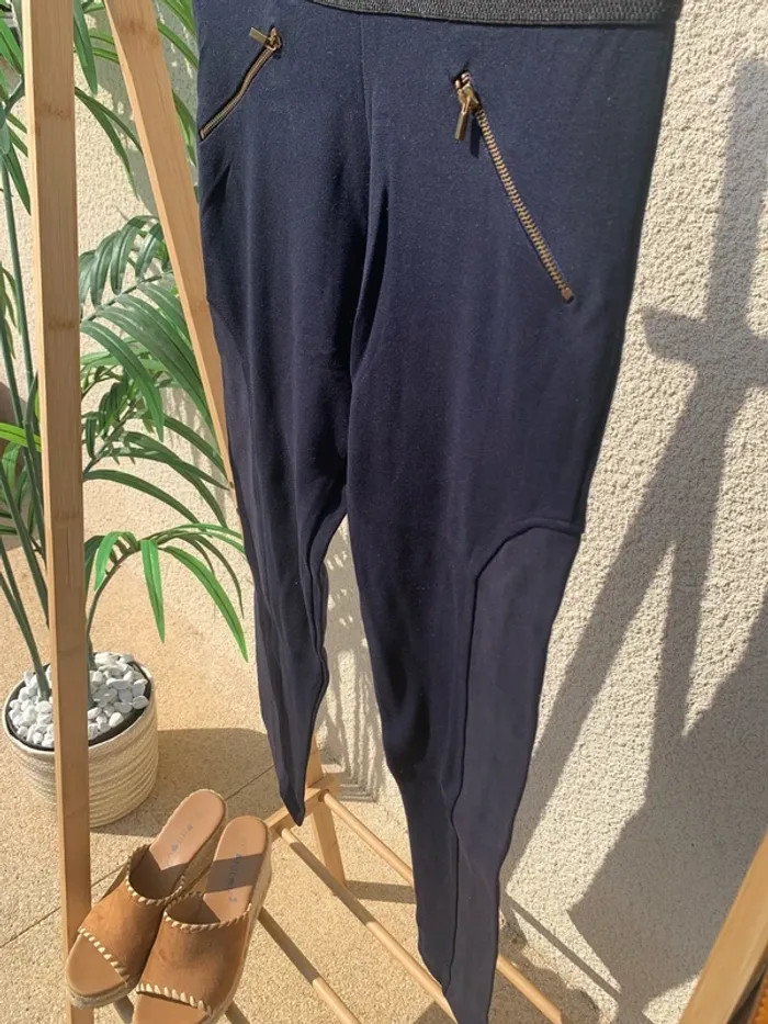 Legging Zara bleu marine - photo numéro 5