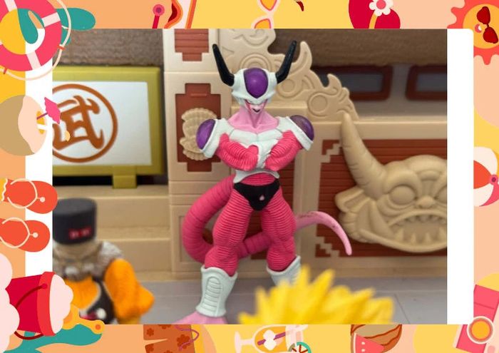 Lot Gashapon dragon ball cyborg goku ssj3 freezer frieza freeza piccoli C15 C16 - photo numéro 7