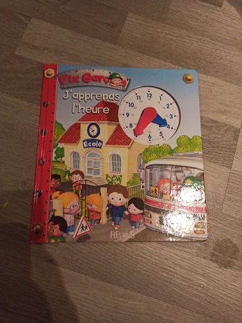 Livre j'apprends l'heure
