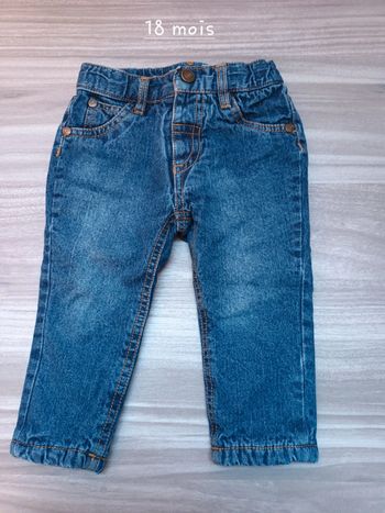 Jeans doublé polaire T18mois