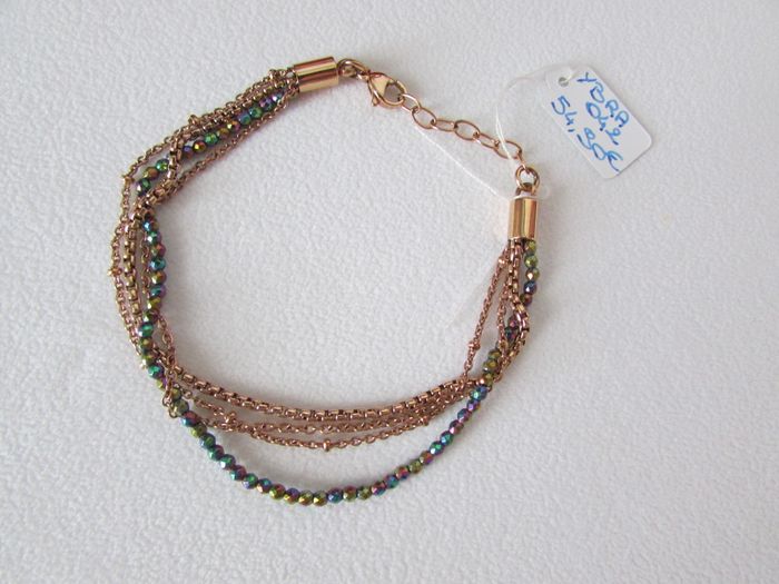 Parure collier + bracelet Rosalie Lys'or - photo numéro 6