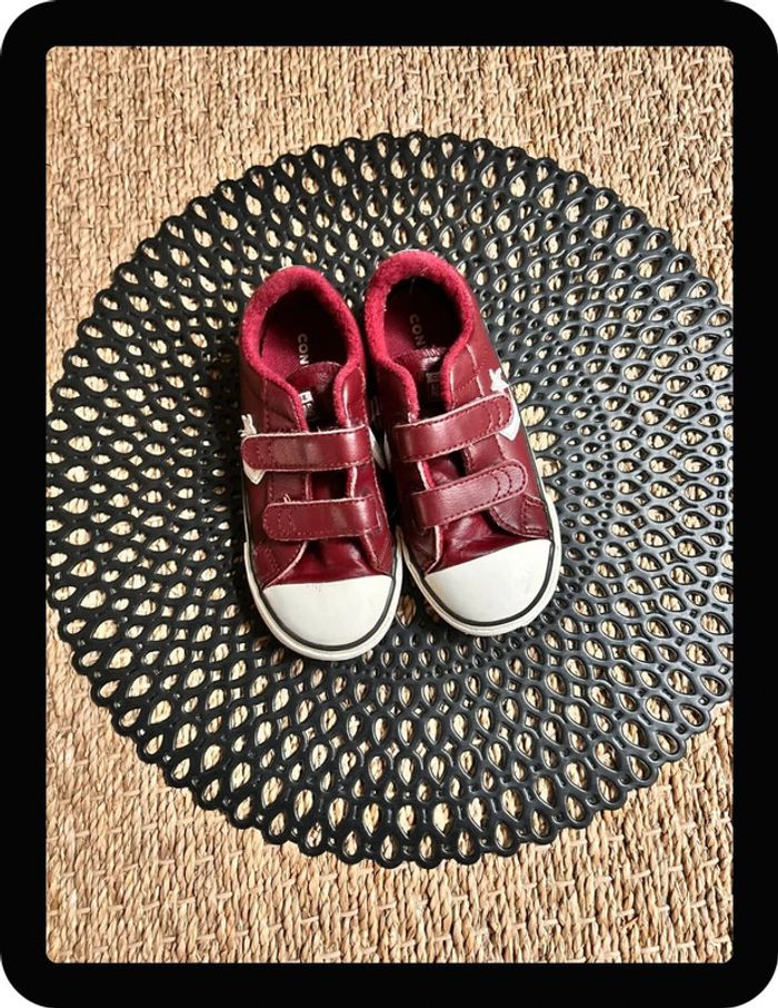 Converse scratch bordeaux - photo numéro 2