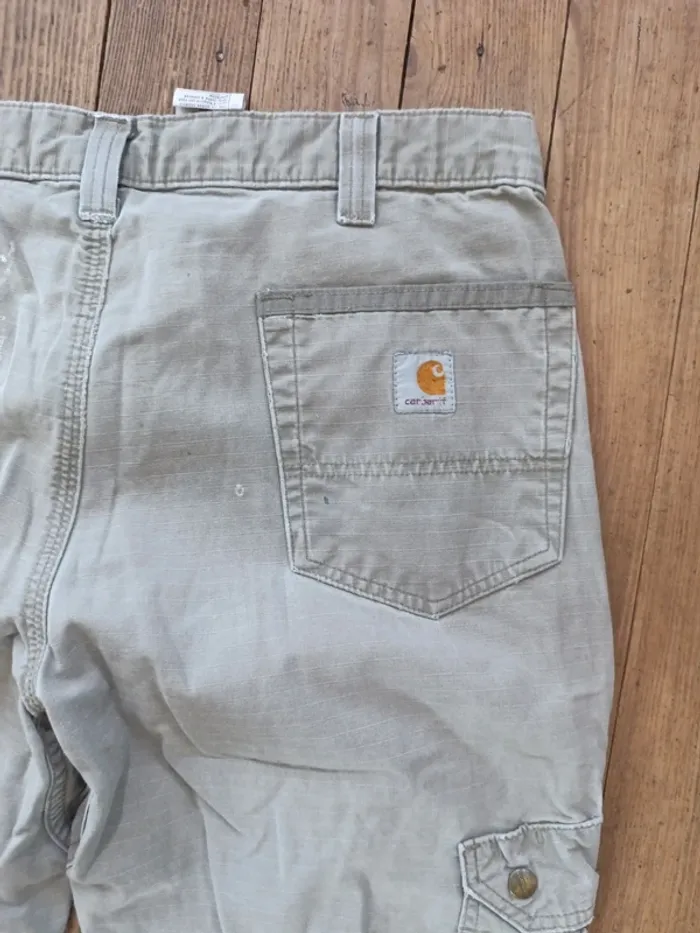 Pantalon jean Carhartt Workwear relaxed-fit cargo W34 - photo numéro 4