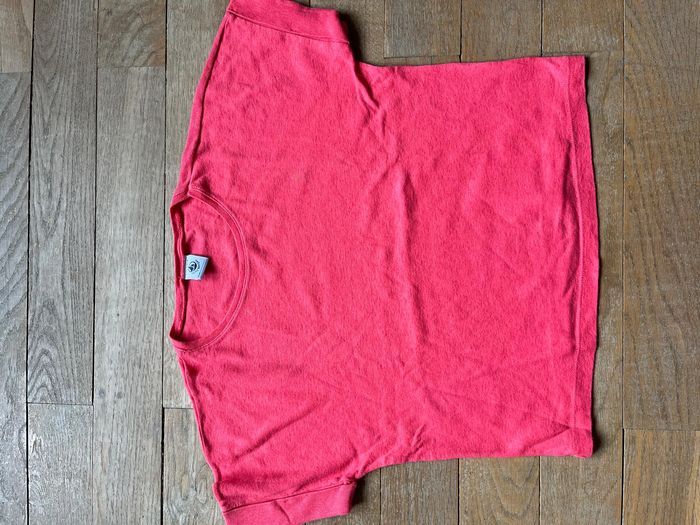 Tee-shirt rouge-rose Petit Bateau 6 ans