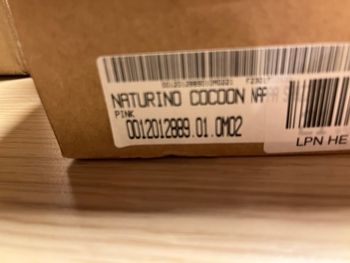 Chaussures premiers pas à lacets rose clair naturino