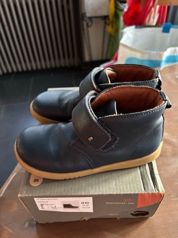 Chaussures en cuir à scratch 
