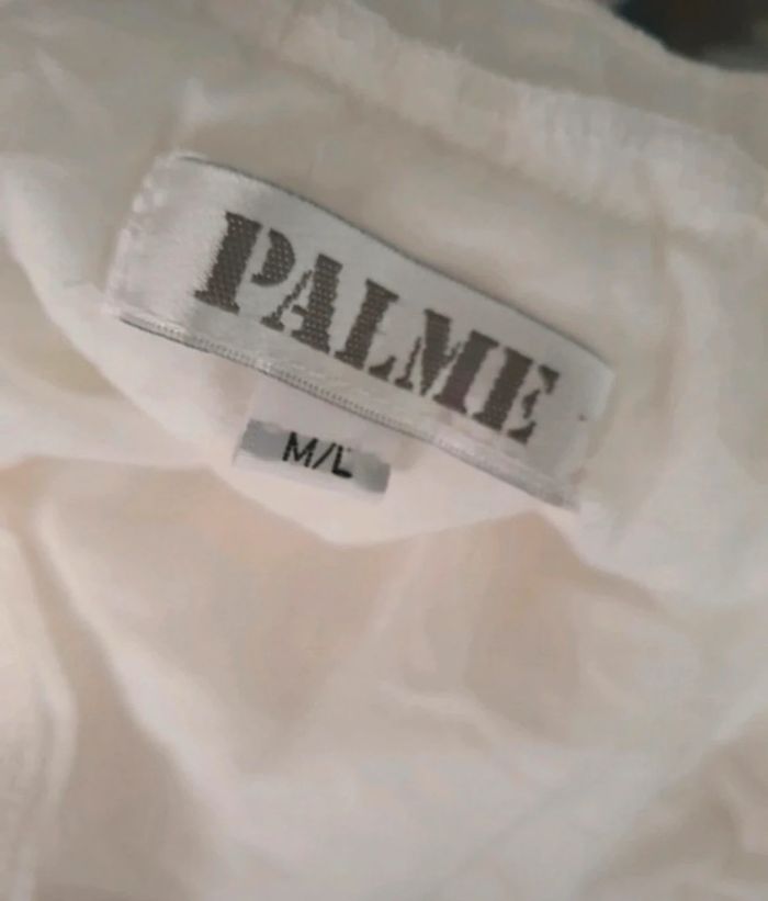 Robe blanche palme taille M/L - photo numéro 3