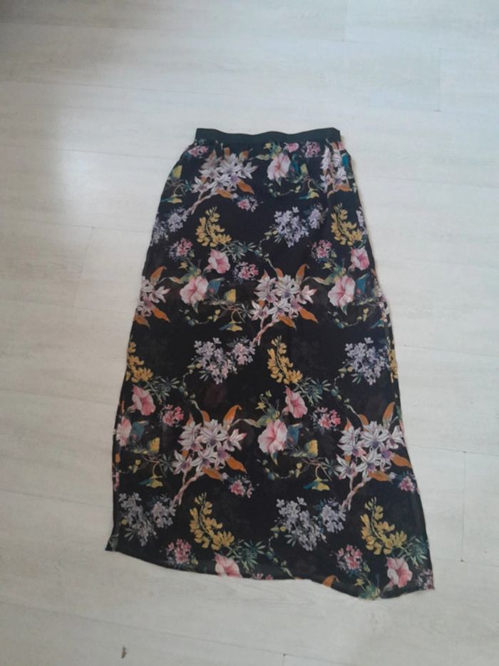 Jupe plage longue motifs H&M ceinture elastique - photo numéro 2