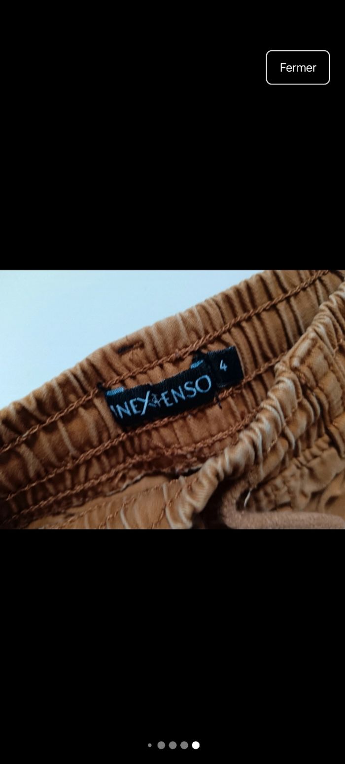 Pantalon Jeans marron - photo numéro 7