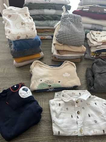 Lot vêtements bébé garçon 6 mois