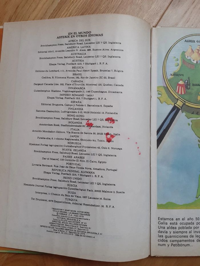 BD Una aventura Astérix - La gran Travesia - 1975 - photo numéro 6