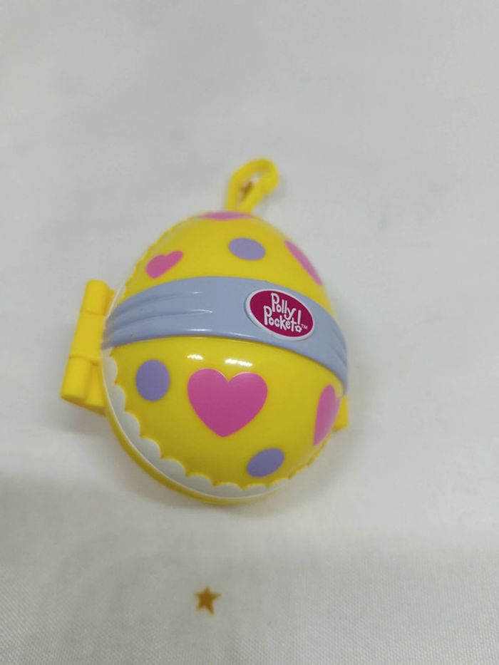 2001 treats Polly pocket easter friandise mattel chasse Oeuf Pâques bluebird jaune yellow panier egg - photo numéro 9