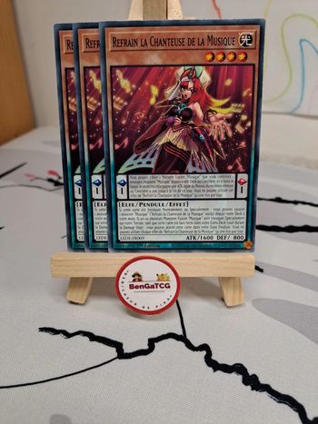 Playset 3x Refrain La Chanteuse De La Musique Yu-Gi-Oh! Héritage de la Destruction FR LEDE