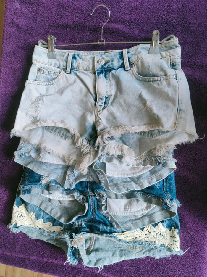 Lot de 4 Shorts femme taille 34 - photo numéro 3