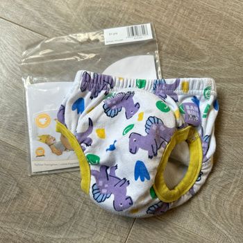 Culotte d’apprentissage dinosaures violets Bambino Mio