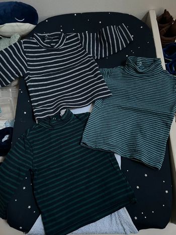 Lot de 3 sous pull col roulé 9 mois #9moisgarçon